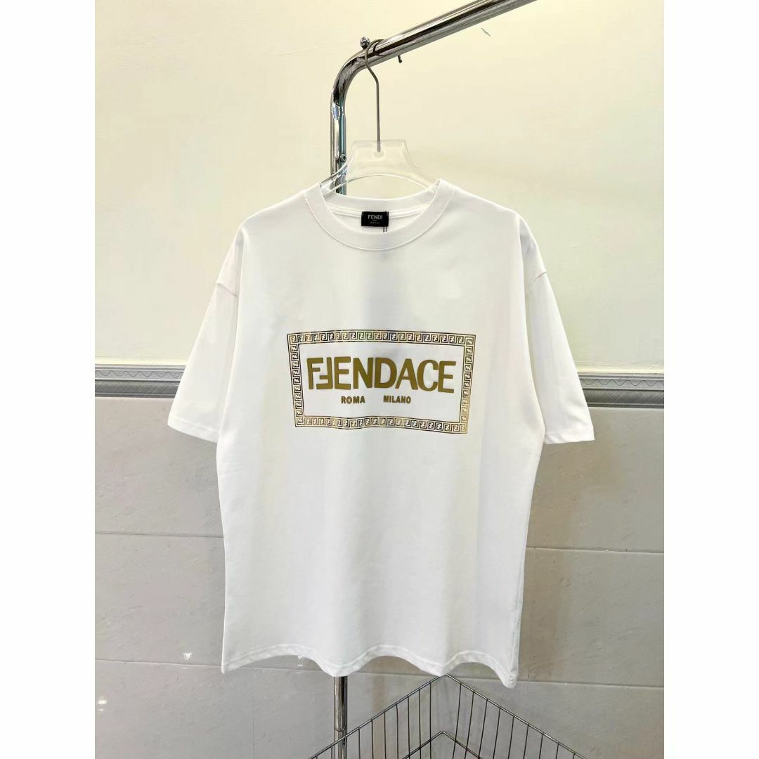セール】【セール】FENDACE FENDI×FERSACE Tシャツ ホワイト Lサイズ T 