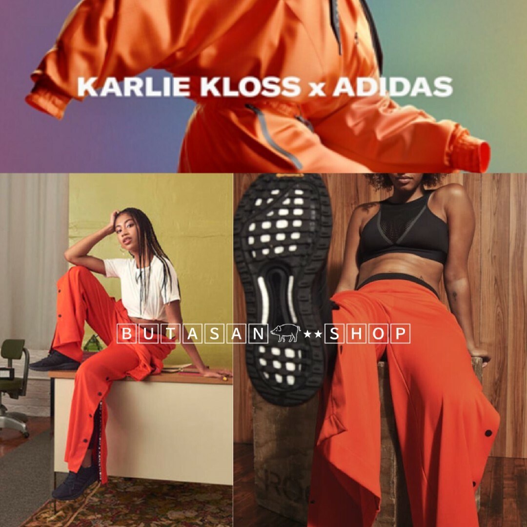 adidas - 未使用 adidas コラボ KARLIE KLOSS FLARED PANTSの通販 by