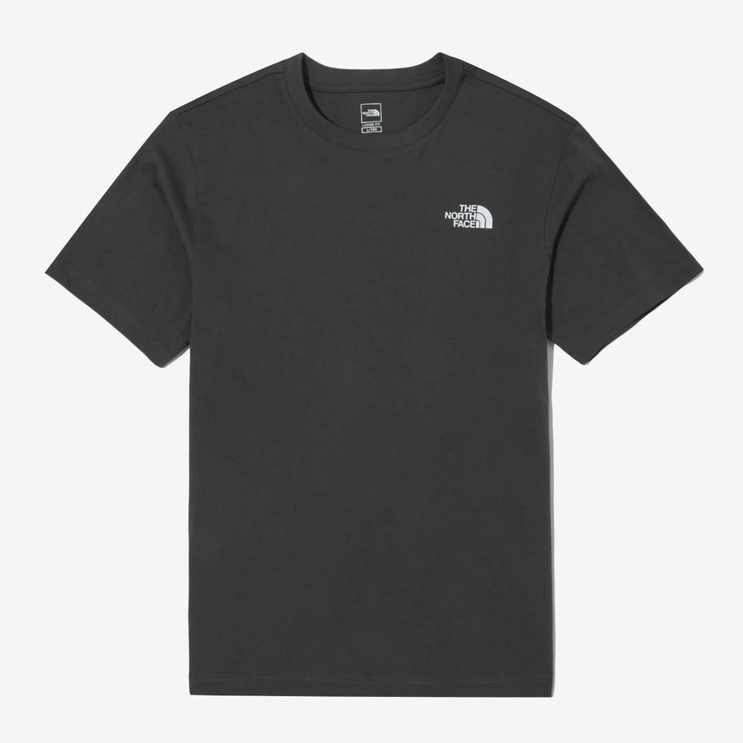 THE NORTH FACE(ザノースフェイス)の【韓国限定】ノースフェイス Tシャツ バンダナ柄 チャコールグレー メンズのトップス(Tシャツ/カットソー(半袖/袖なし))の商品写真