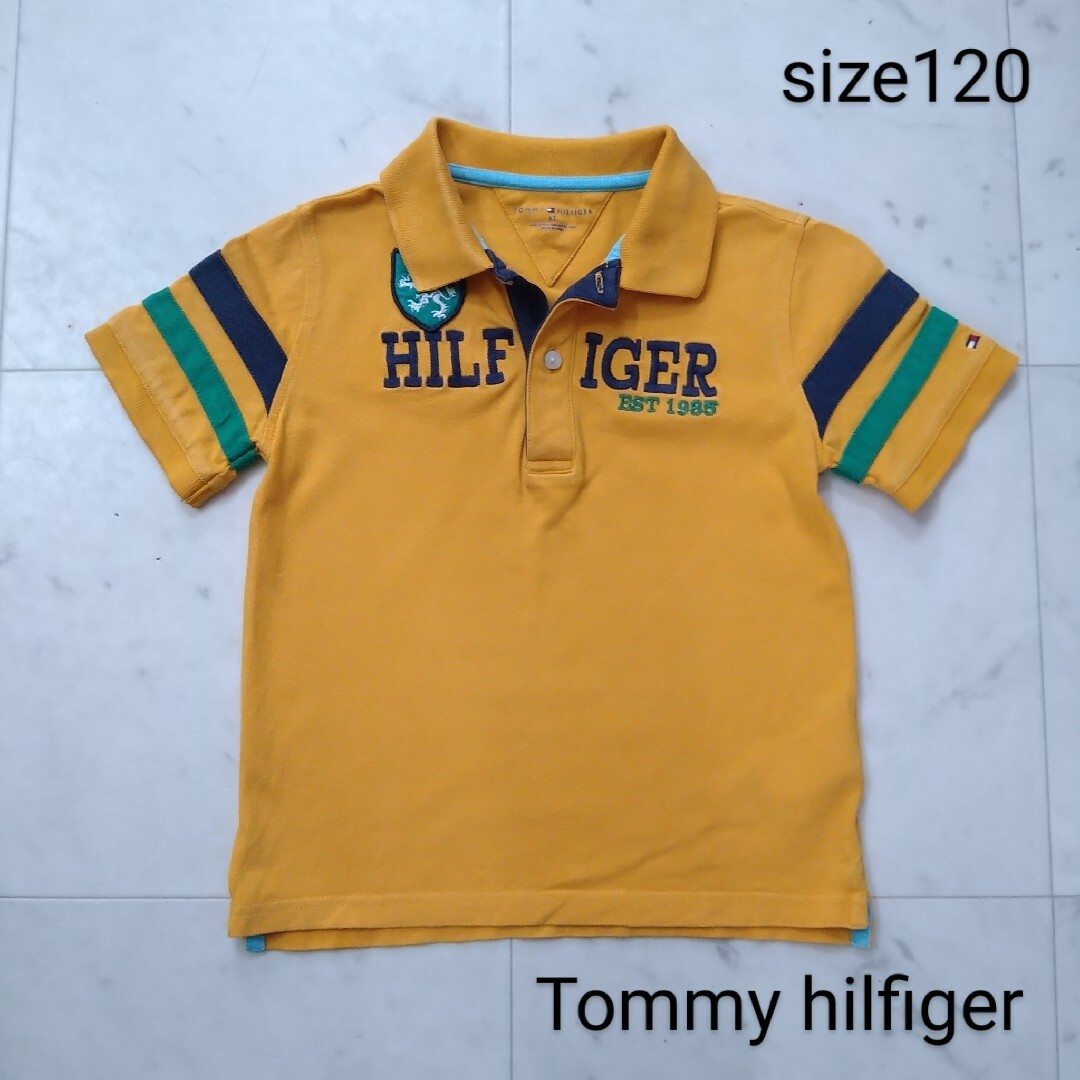 TOMMY HILFIGER(トミーヒルフィガー)のトミーヒルフィガー　☆　半袖　ポロシャツ　120 キッズ/ベビー/マタニティのキッズ服男の子用(90cm~)(Tシャツ/カットソー)の商品写真