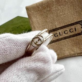 美品⭐️GUCCI 指輪　シルバーリング GGリング　ユニセックス　15号