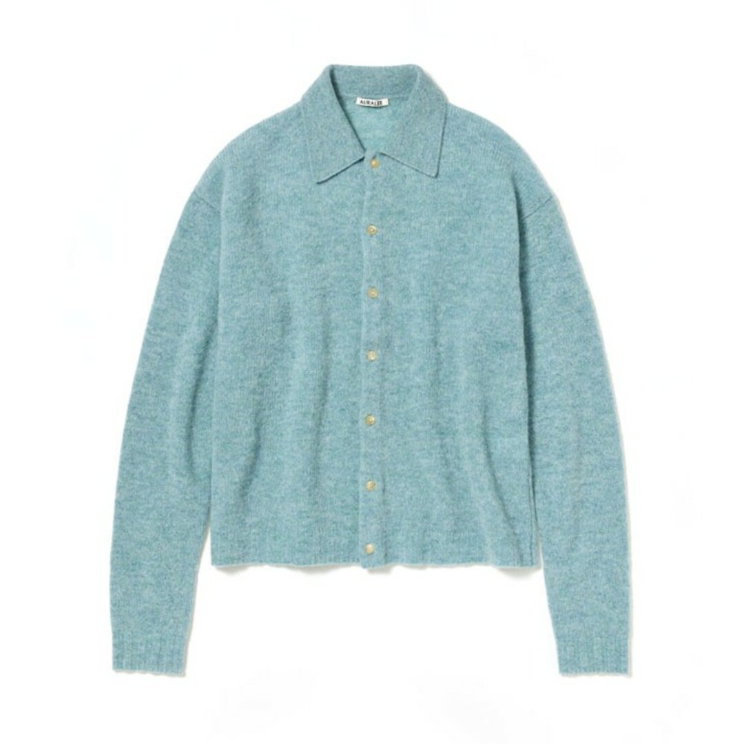 AURALEE - SHETLAND WOOL CASHMERE KNIT CARDIGANの通販 by qwerty's