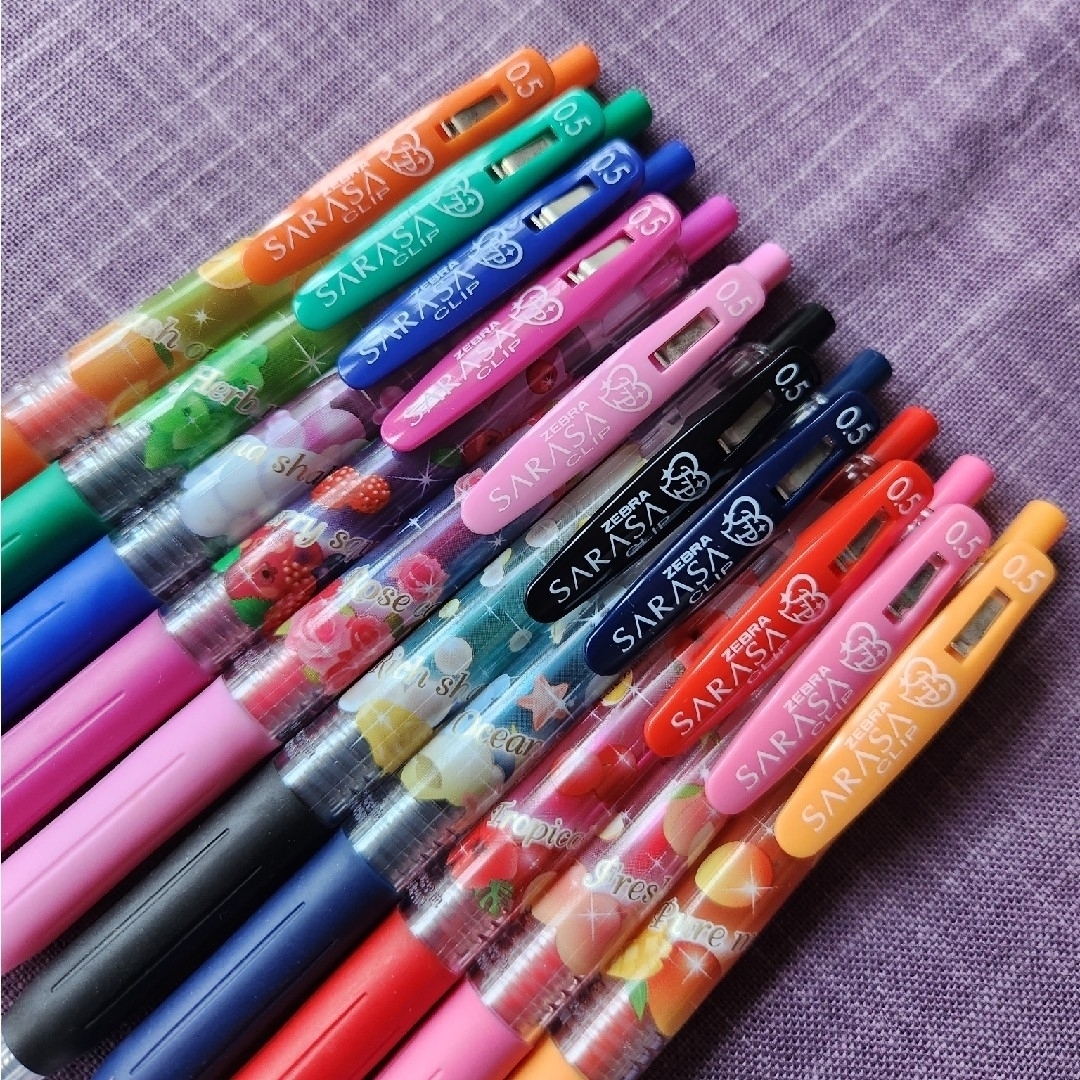 ZEBRA サラサクリップボールペン 7色セット フレッシュパラダイス ZEBRA サラサクリップボールペン 7色セット フレッシュパラダイス