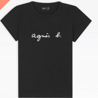 アニエスベー(agnes b.)のagnès b.　半袖 Tシャツ ブラック　Mサイズ(Tシャツ(半袖/袖なし))