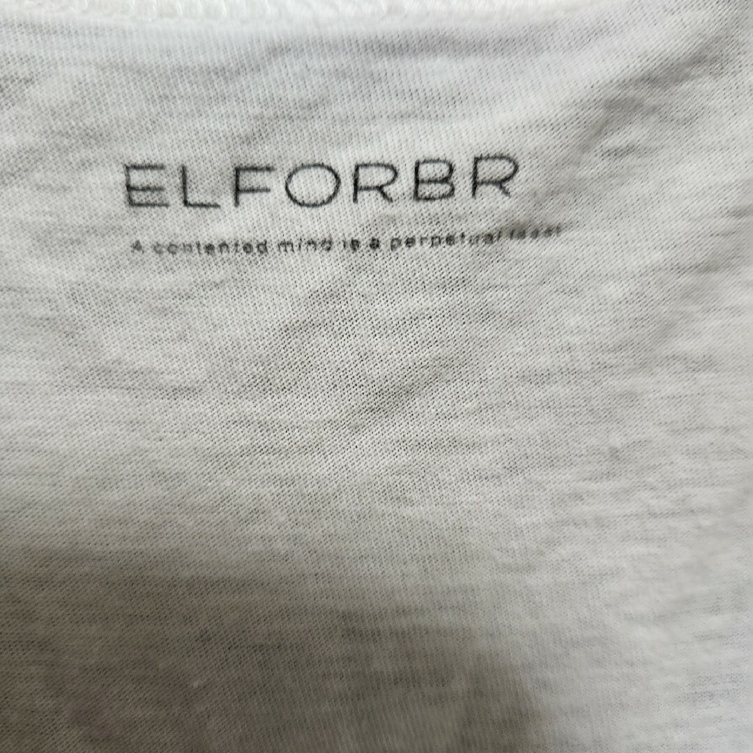 ELFORBR(エルフォーブル)のエルフォーブル　半袖　ホワイト レディースのトップス(カットソー(半袖/袖なし))の商品写真