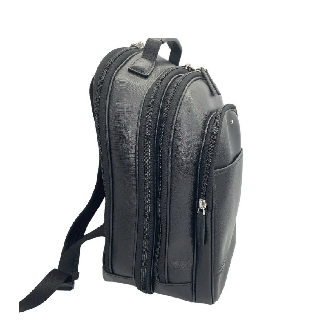 MONTBLANC - MONTBLANC リュック レザービジネスバッグパック 美 MONTBLANC - MONTBLANC リュック レザービジネスバッグパック 美