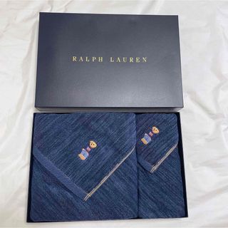 ラルフローレン(Ralph Lauren)の【新品未使用】ラルフローレン　ポロベア　バスタオル、フェイスタオルセット(タオル/バス用品)