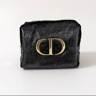 ディオール(Dior)のDiorノベルティ ポーチ ホリデー限定 ブラック(ポーチ)