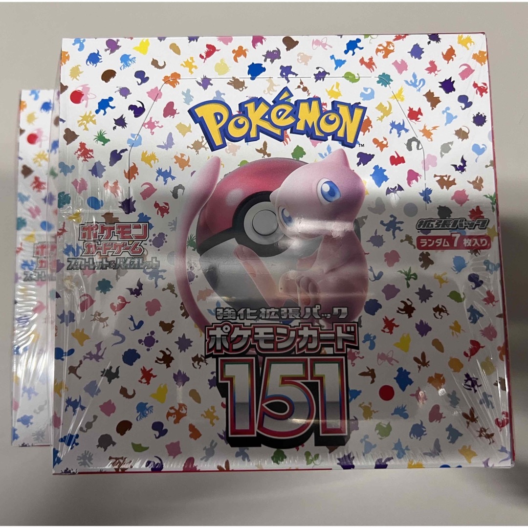 ポケモンカード151 2BOX シュリンク付き！！！-