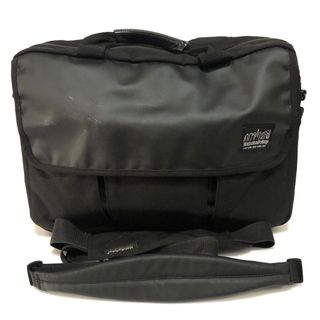 マンハッタンポーテージ(Manhattan Portage)のマンハッタンポーテージ スクエアバッグ 2WAY ナイロン PVC　ブラックレー(ビジネスバッグ)