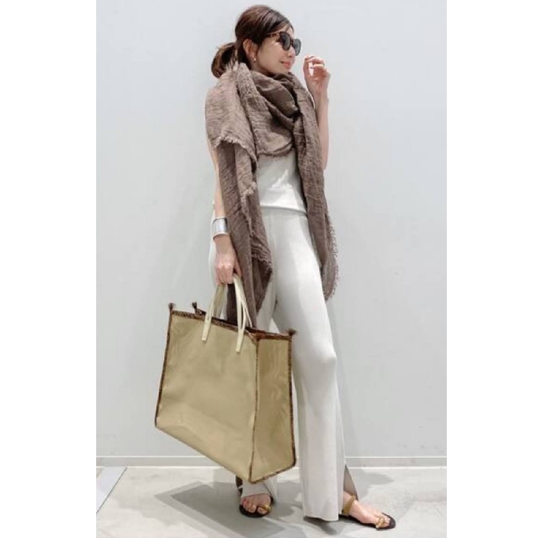 L'Appartement DEUXIEME CLASSE(アパルトモンドゥーズィエムクラス)のtama様　ご専用☆　MAISON DE VACANCE☆Linen stole レディースのファッション小物(ストール/パシュミナ)の商品写真