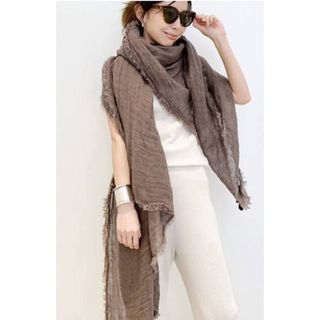 アパルトモンドゥーズィエムクラス(L'Appartement DEUXIEME CLASSE)のtama様　ご専用☆　MAISON DE VACANCE☆Linen stole(ストール/パシュミナ)