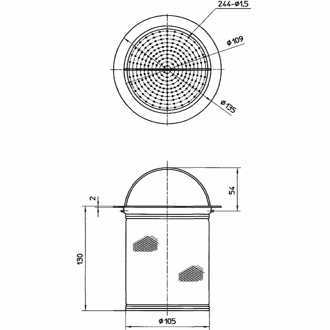 【色: シルバー】SANEI 流し排水栓カゴ 細かいゴミもキャッチ ステンレス製 インテリア/住まい/日用品のキッチン/食器(その他)の商品写真