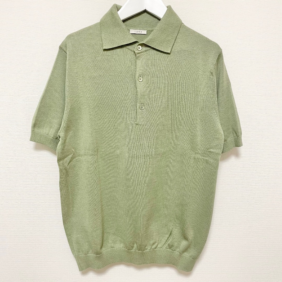 YAECA(ヤエカ)のLENO リノ　コットンシルクポロシャツ レディースのトップス(ポロシャツ)の商品写真