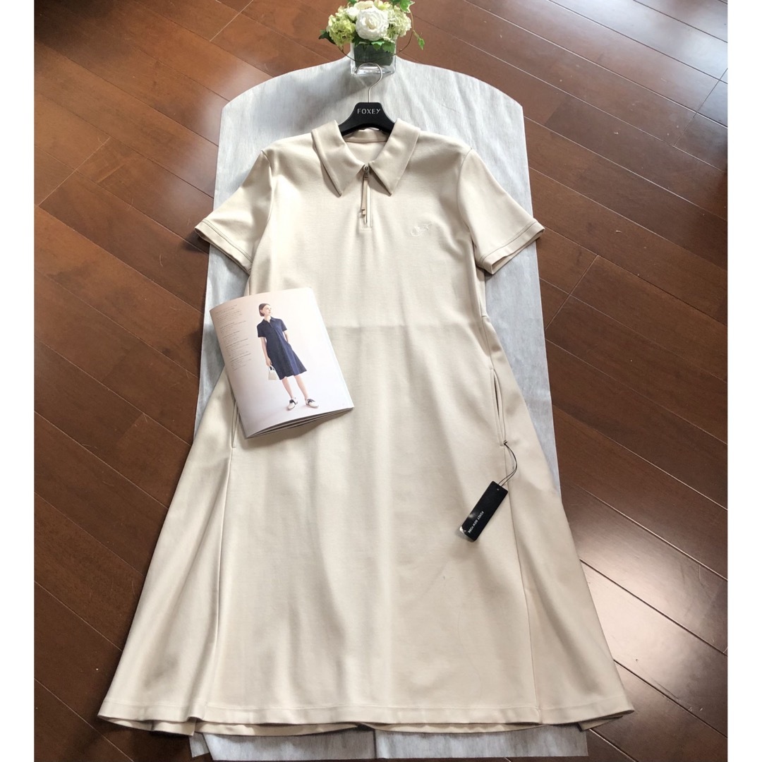 フォクシー　ワンピース　Newport Dress ベージュ　42サイズ