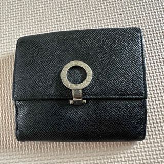 ブルガリ(BVLGARI)のブルガリ　折り財布　ブラック　レザー(折り財布)