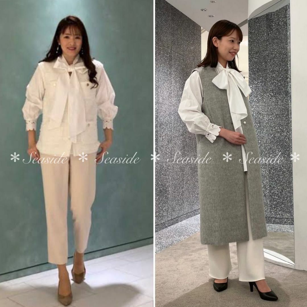 ANAYI - 美品♡22年新作 アナイ ボウタイブラウス 定価41,800円 完売品