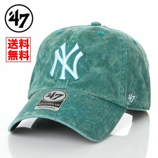 フォーティセブン(47 Brand)の【新品】47BRAND キャップ NY ヤンキース 帽子 緑 メンズ レディース(キャップ)