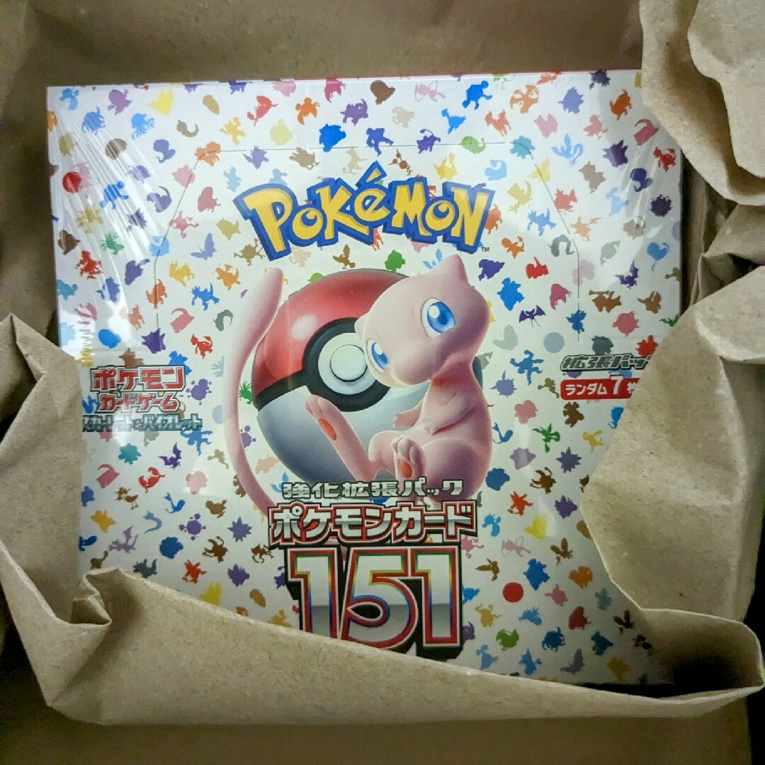 ①ポケモンカード151box シュリンク付き❗。