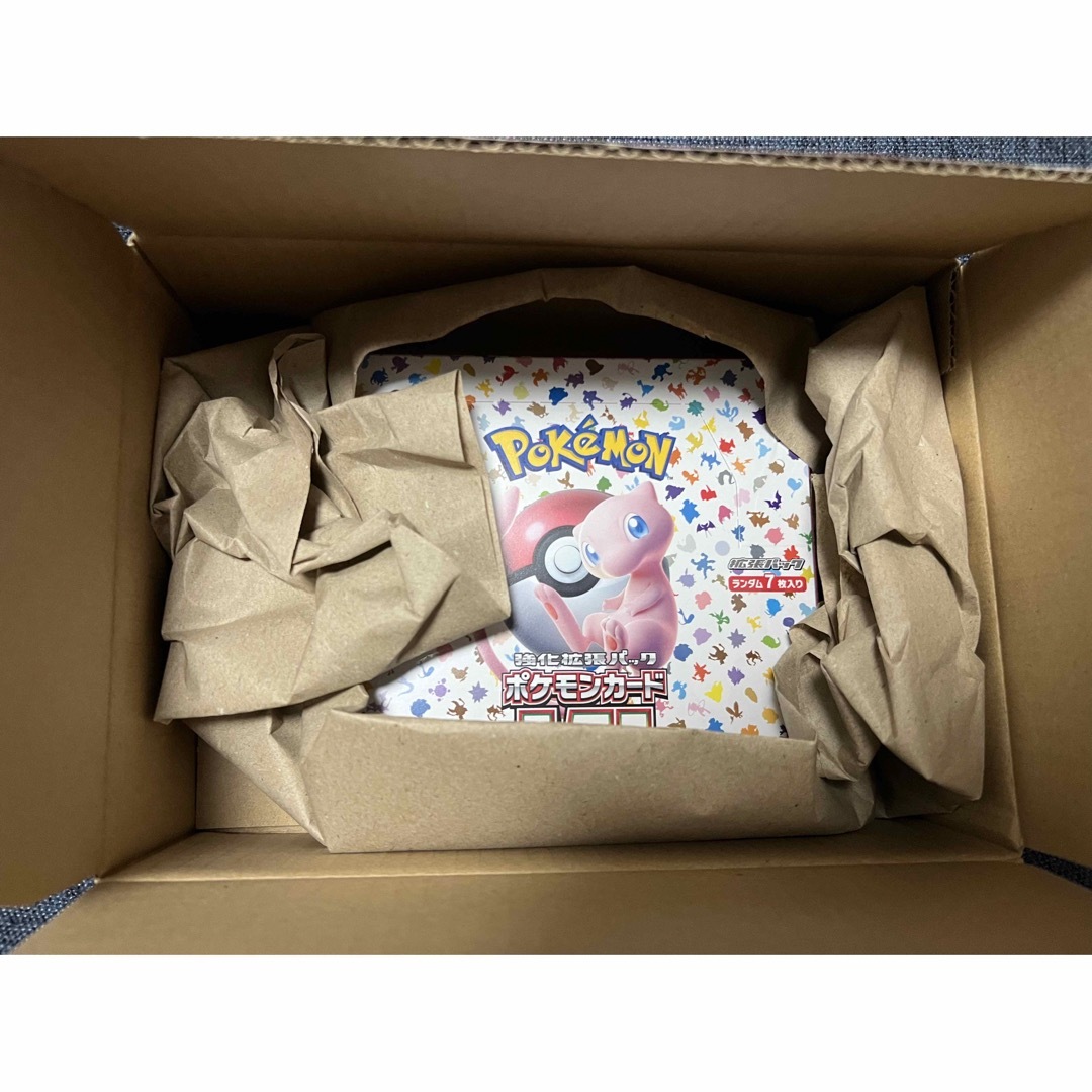 ポケモンカード151 シュリンク 納品書付 ポケセン産 BOX ポケモンカード151 シュリンク 納品書付 ポケセン産 BOX