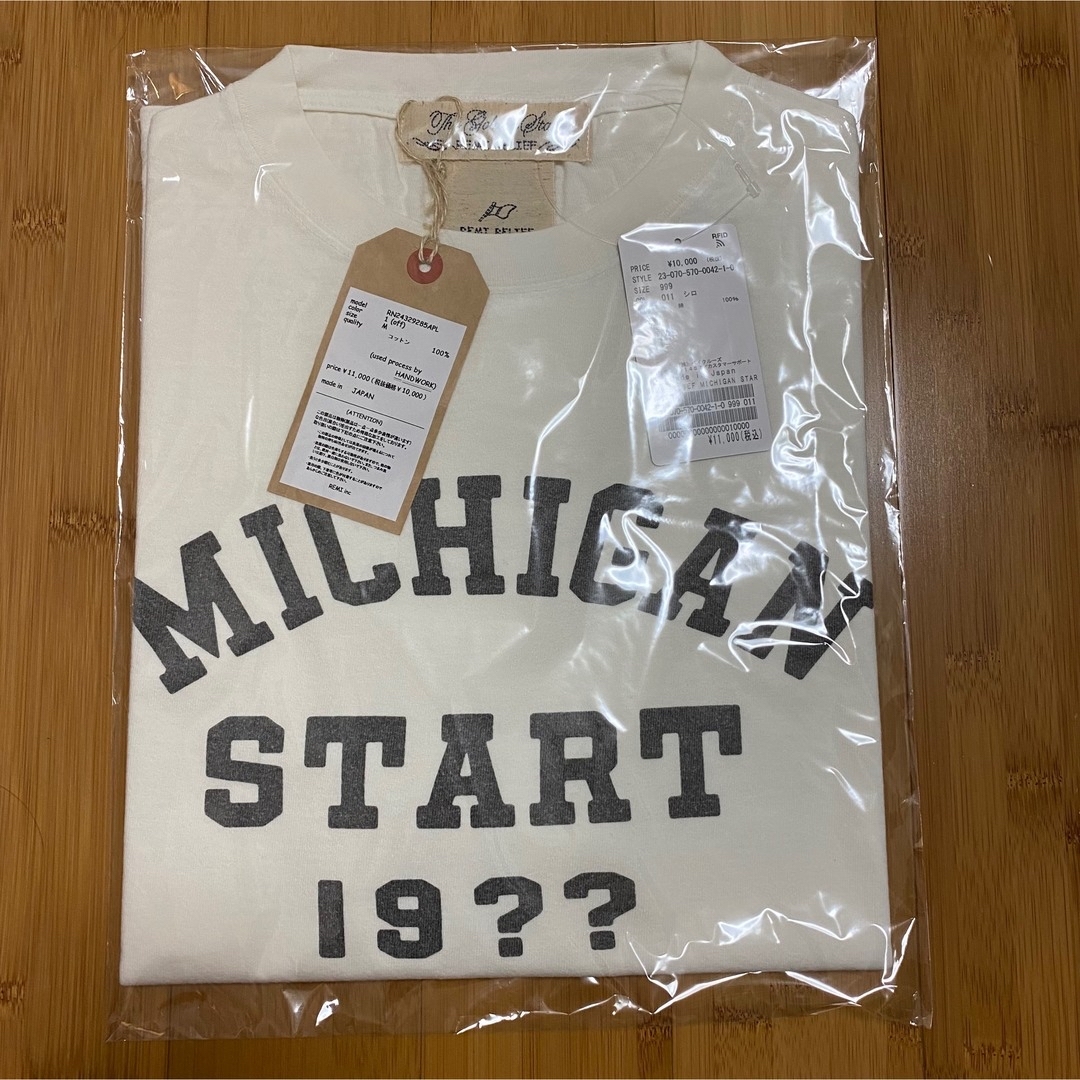 L'Appartement DEUXIEME CLASSE(アパルトモンドゥーズィエムクラス)の【REMI RELIEF/レミレリーフ】MICHIGAN START T-SH レディースのトップス(Tシャツ(半袖/袖なし))の商品写真