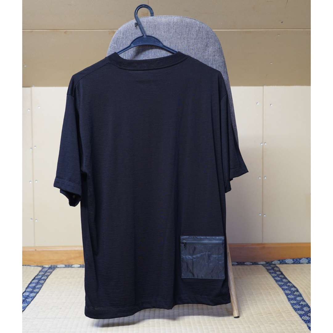NEXTRAVELER　メリノウール100%Tシャツ（黒）