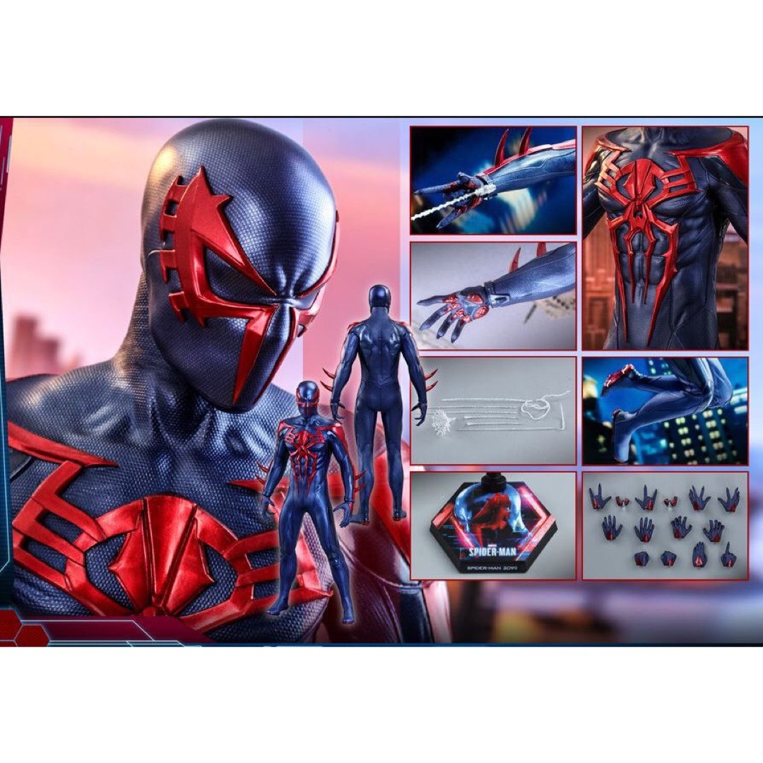 ホットトイズ VGM42 spidermaスパイダーマン2099ブラック・スーツの