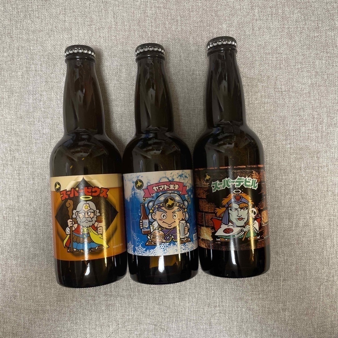 ビックリマン ドラフト　ビール　DRAFT  3箱　シール無し　網走ビール 1