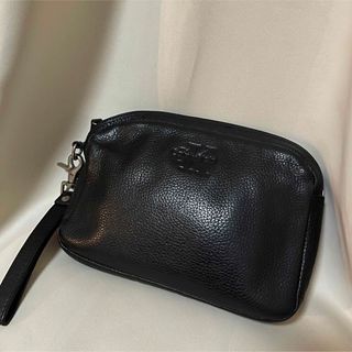 【新品】Calvin Klein クラッチバッグ 黒 中が青