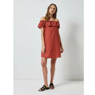 ドロシーパーキンス(DOROTHY PERKINS)のオフショルダーワンピース(ミニワンピース)