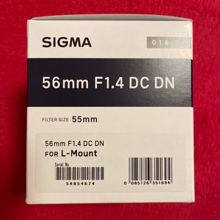 シグマ(SIGMA)のシグマ 56mm F1.4 DC DN FOR L-Mount(レンズ(単焦点))