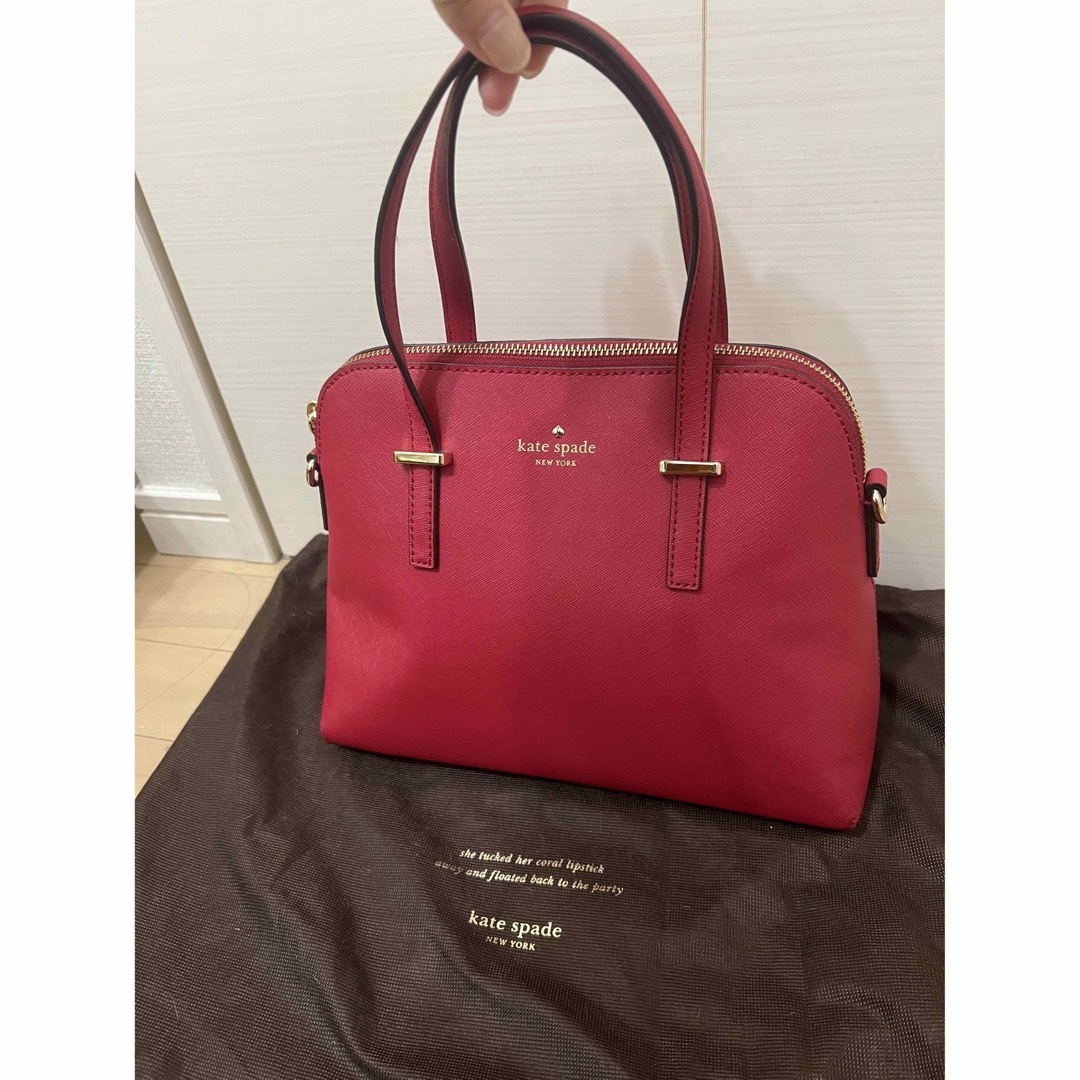 KATE SPADE】ケイトスペード ショルダーバッグ 赤 レッド - ショルダー