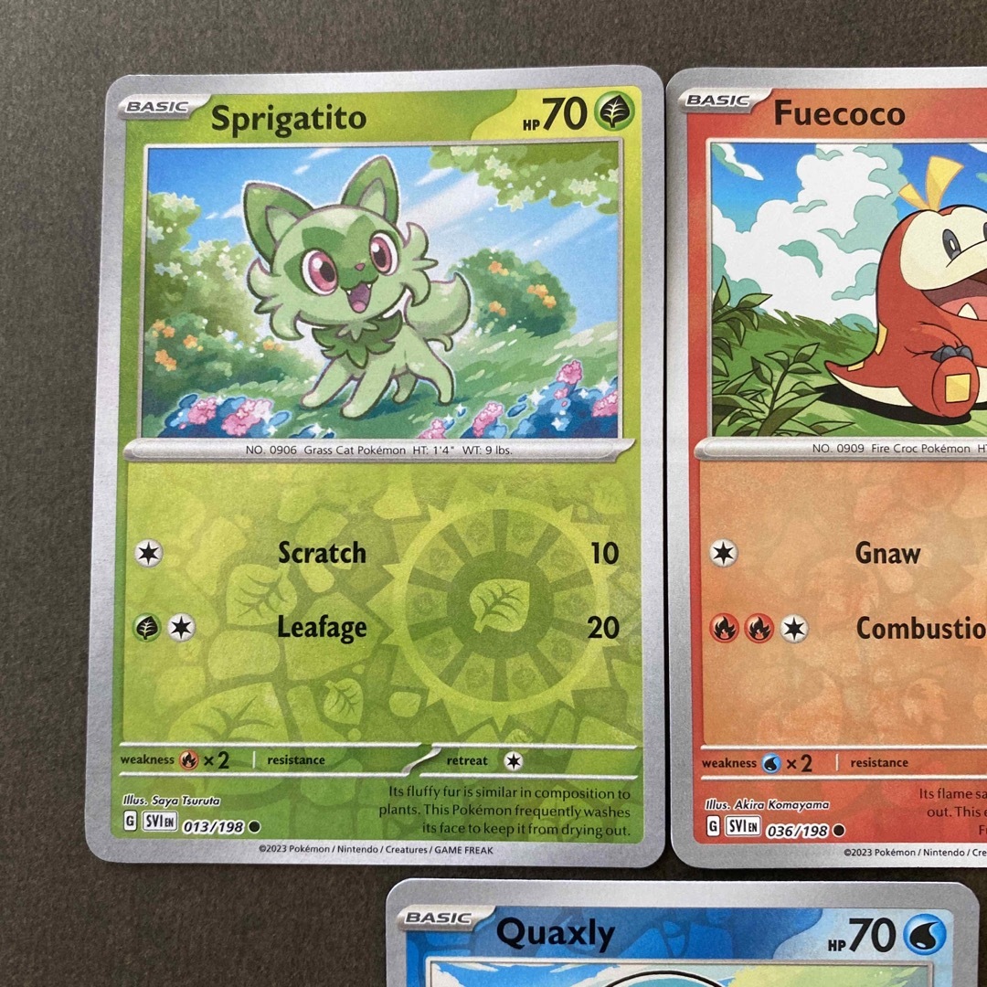 見事な創造力 ニャオハ ホゲータ クワッスAR PSA10 3連番 ポケモン