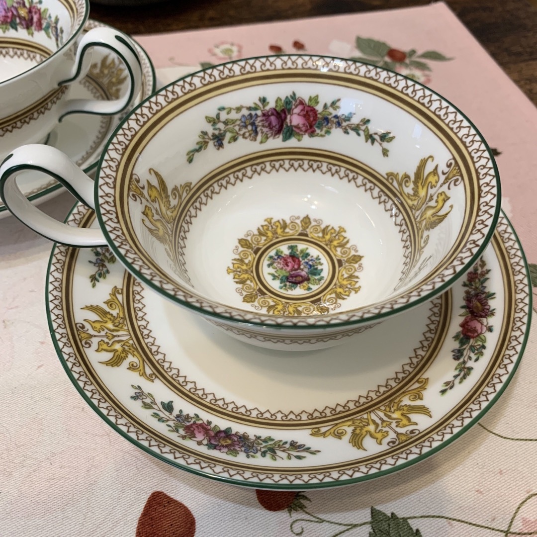 WEDGWOOD - 未使用 ウェッジウッド コロンビア エナメル ティーカップ