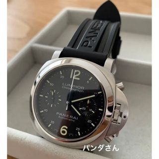 オフィチーネパネライ(OFFICINE PANERAI)のセール　美品　パネライ　クロノグラフ(腕時計(アナログ))