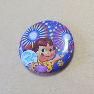 フジヤ(不二家)のペコちゃん 缶バッジ(ノベルティグッズ)