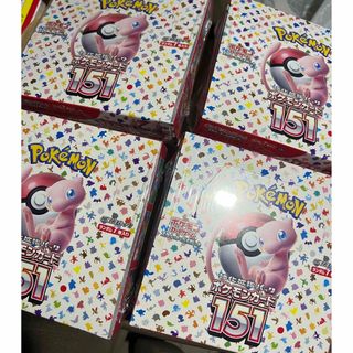 ポケモン - ポケモンカード 151 シュリンク付き 4box おまけつきの