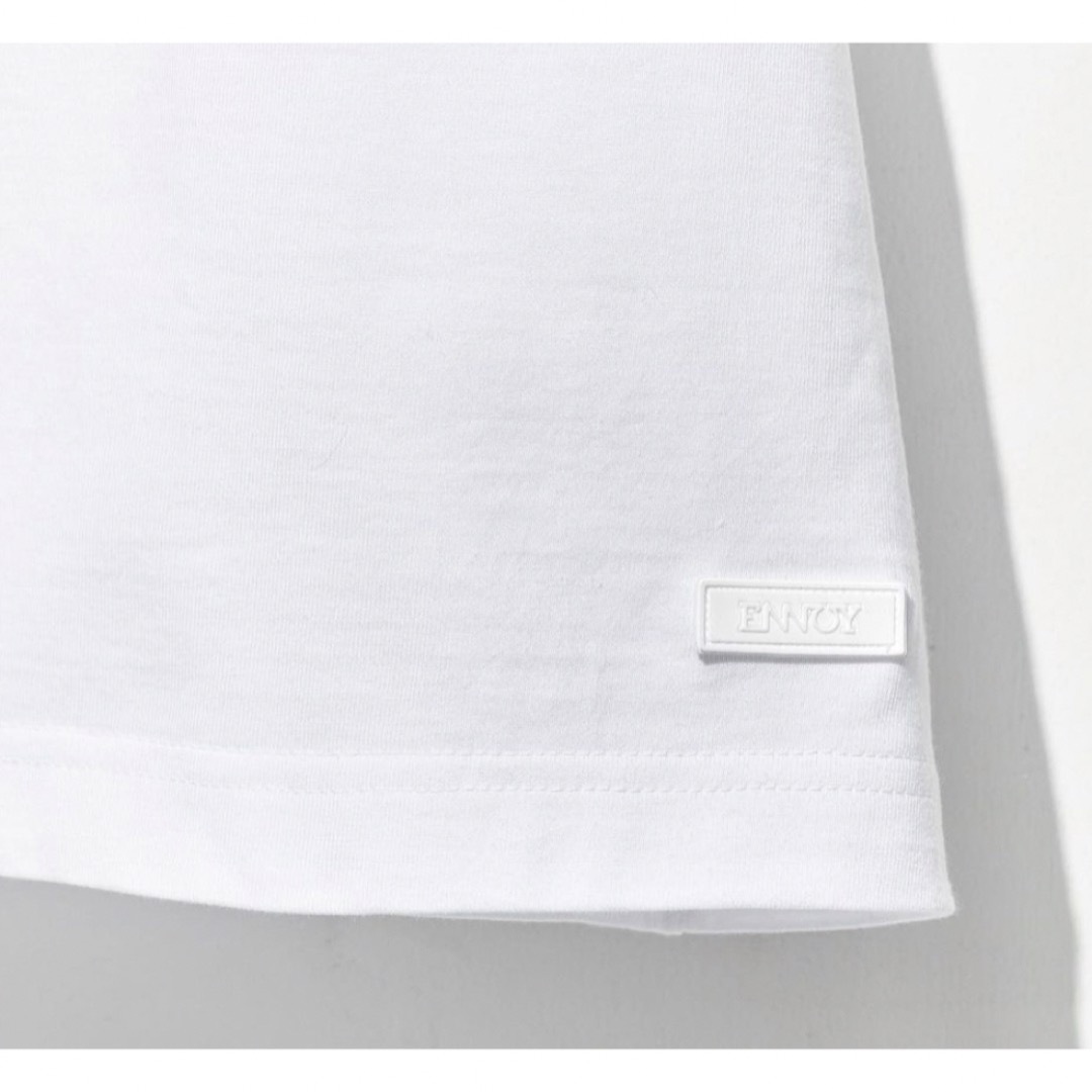 1LDK SELECT(ワンエルディーケーセレクト)のENNOY エンノイ3PACK T-SHIRTS 裾ロゴ 白黒2枚セット メンズのトップス(Tシャツ/カットソー(半袖/袖なし))の商品写真