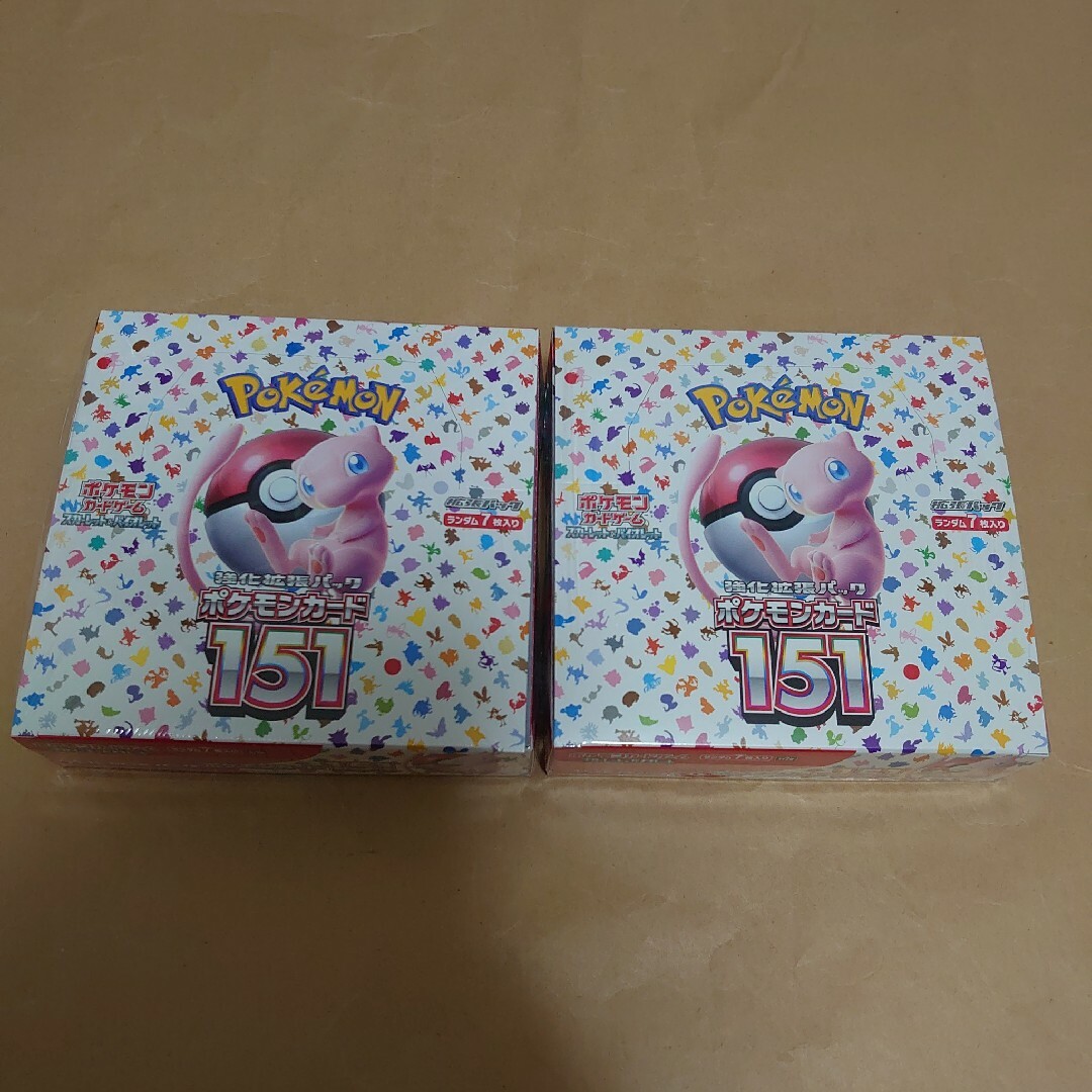 ポケモンカードゲーム　ポケモン 151 シュリンク付き 2BOX
