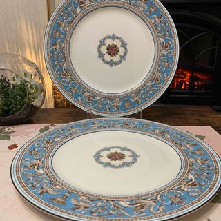 WEDGWOOD - ウェッジウッド フロレンティーン ターコイズ 27cmディナー