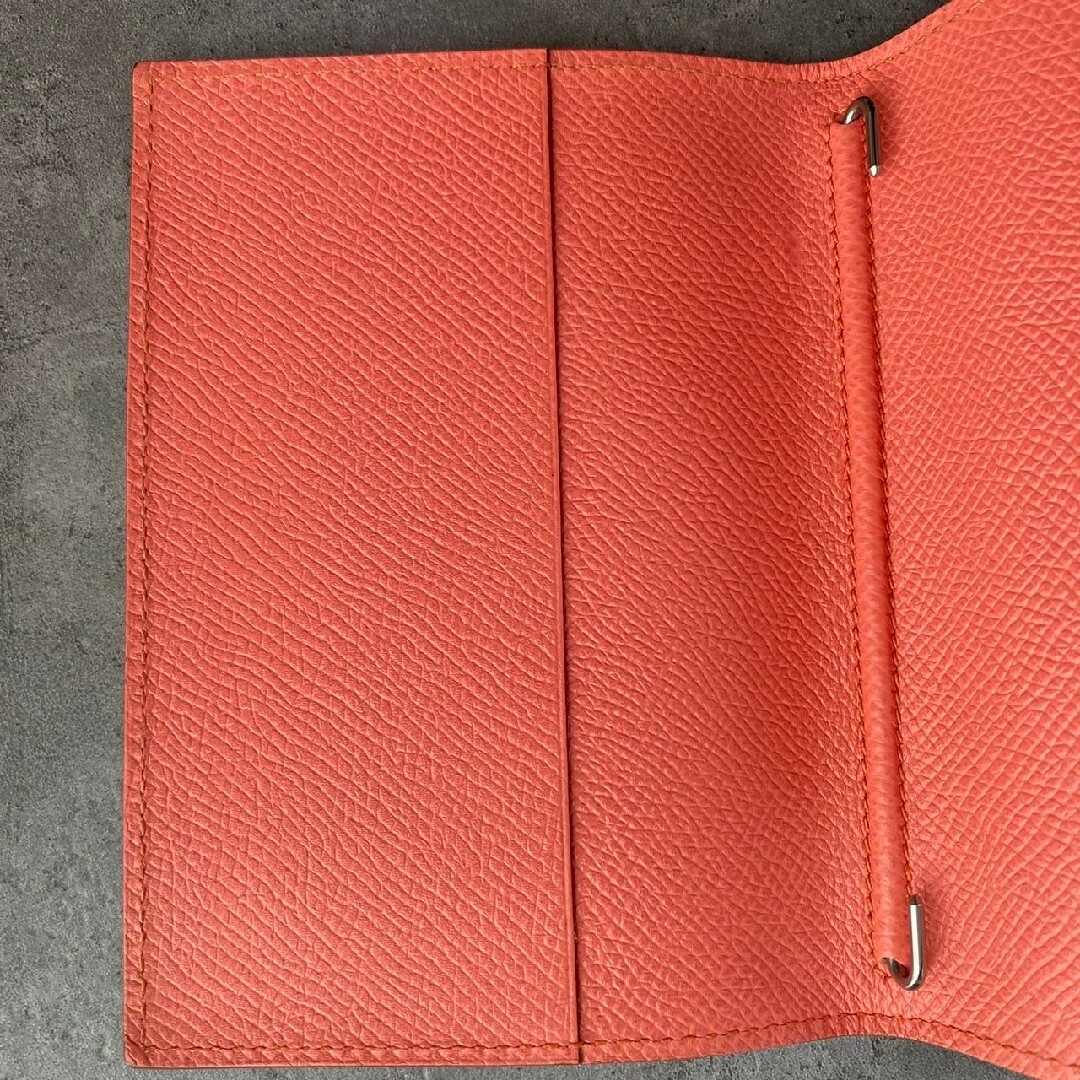在庫有り お買い得 HERMES エルメス アジェンダ 手帳カバー サーモン