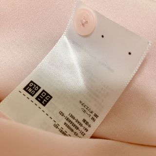 UNIQLO - UNIQLO レーヨンエアリースキッパーカラーブラウス（7分袖