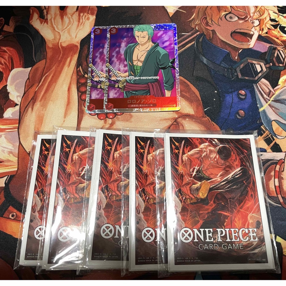 ONE PIECE - ワンピースカード ゾロ 公式スリーブの通販 by snailShop