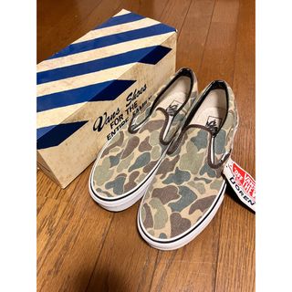 ヴァンズ(VANS)のVANS スリッポン　迷彩　カモフラVAN DOREN (スニーカー)