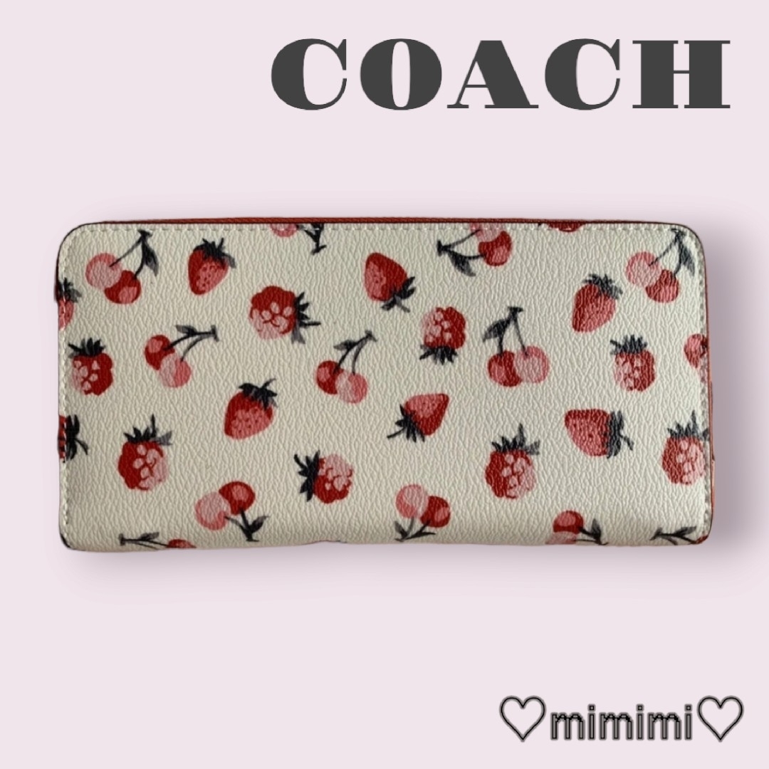 COACH コーチ ︎✿いちご 赤 ベリー ホワイト - 通販 - guianegro.com.br