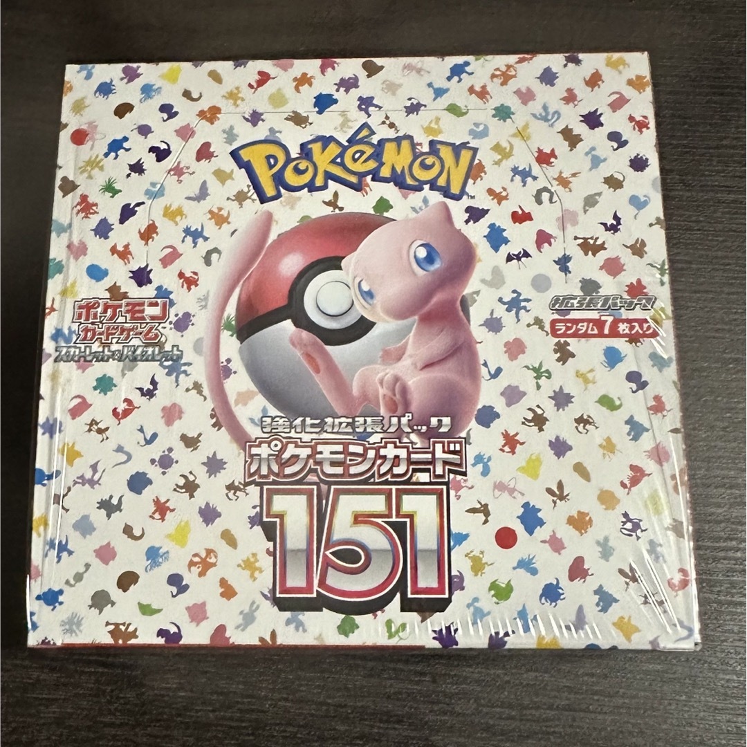 ポケモンカード　ポケカ　151 BOX シュリンク　納品書付 新品未開封