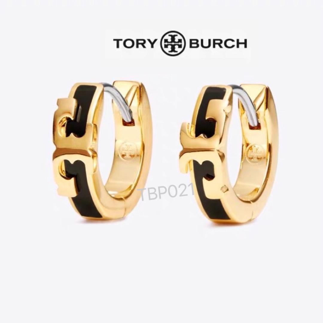 TBP021B3Tory Burch トリーバーチ フープ ピアス-