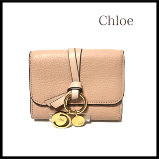 Chloe - 【極美品】Chloe クロエ アルファベット 三つ折り財布 ピンク 