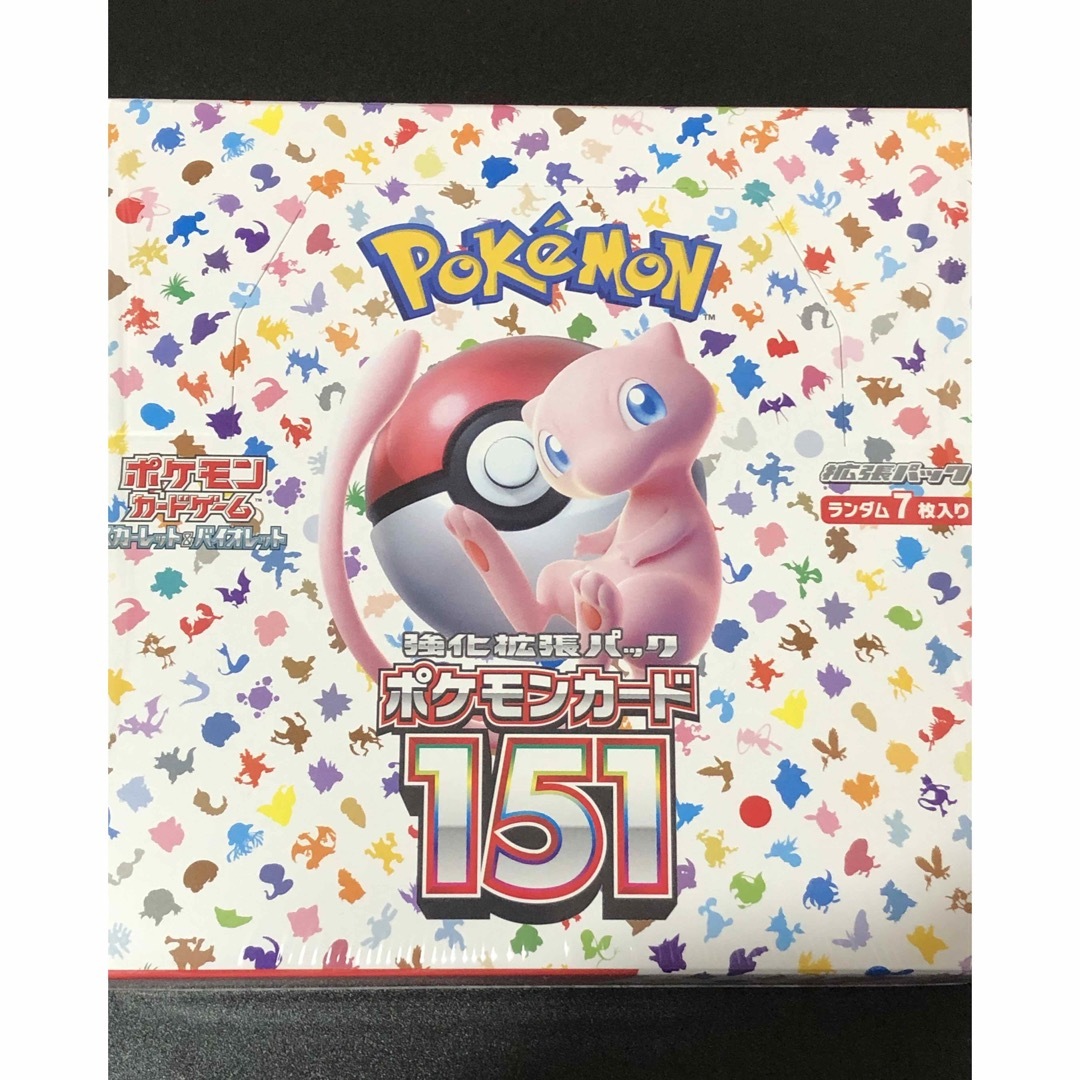 激安通販店 ポケモンカード 151 1BOX シュリンク付き Box/デッキ/パック