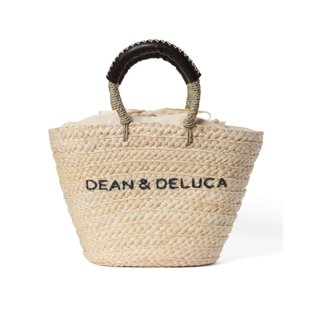 DEAN & DELUCA × BEAMS COUTURE / 保冷カゴバッグ大かごバッグ/ストローバッグ